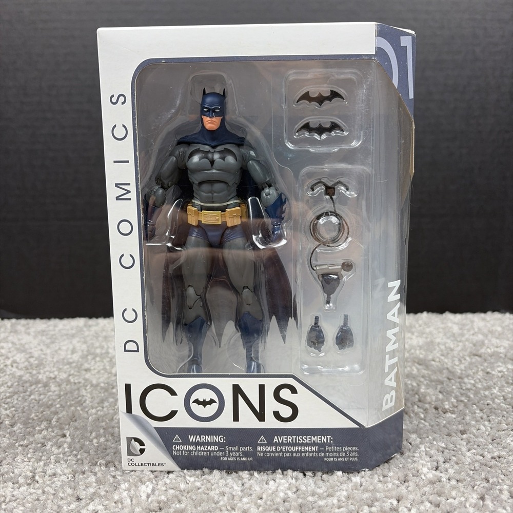 DC Comics Icons Batman Last Rites Action Figure With Batarang Alternate Hands